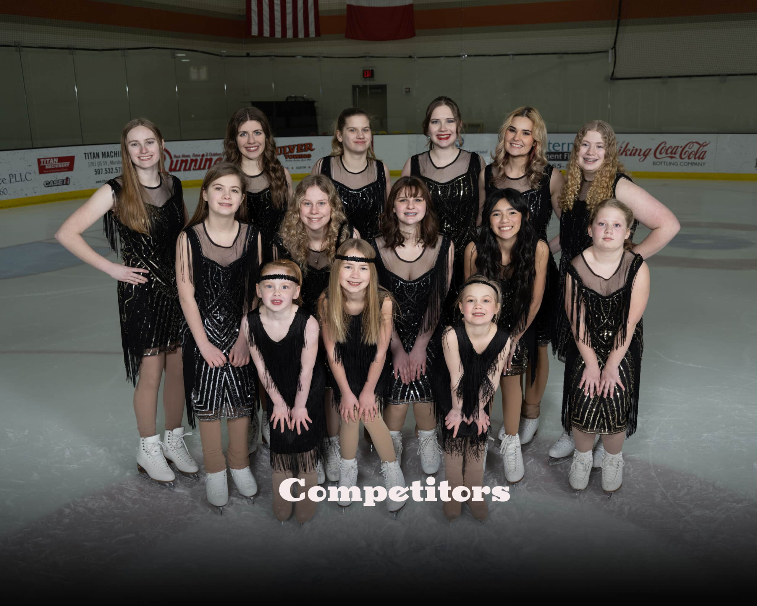 group of figure skaters