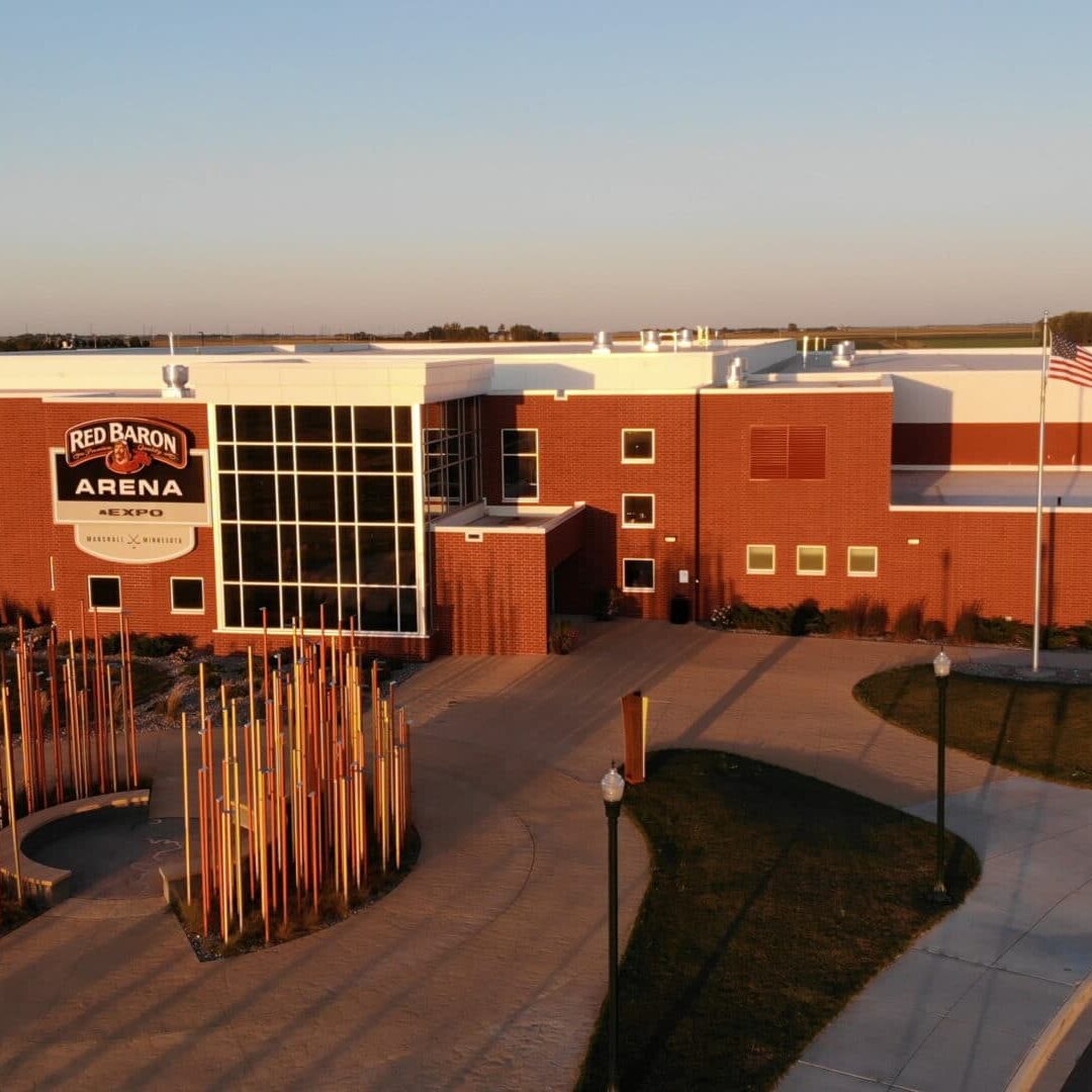 Aerial of Red Baron Arena